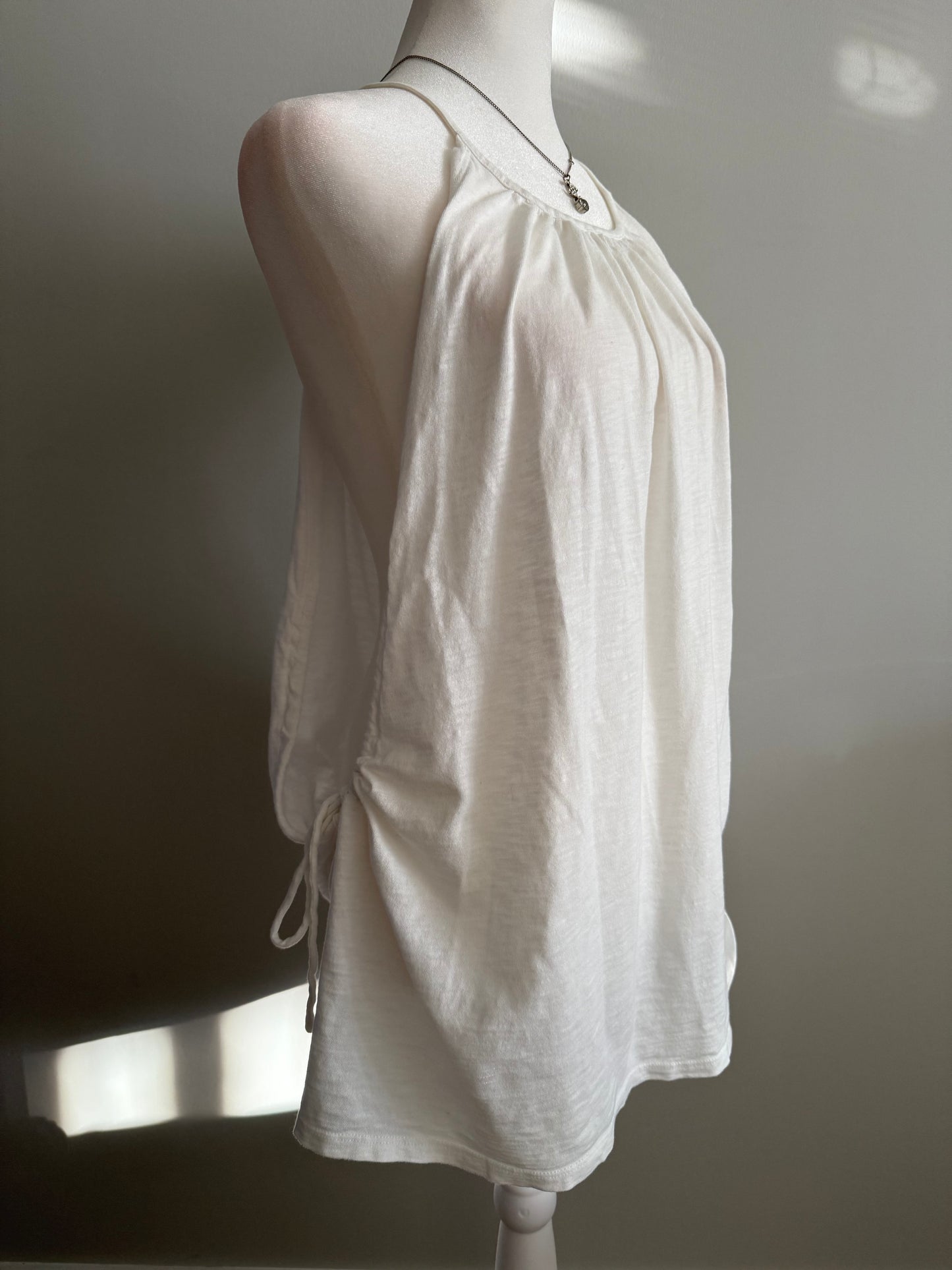 marshmallow wave cocktail swimsuit coverup