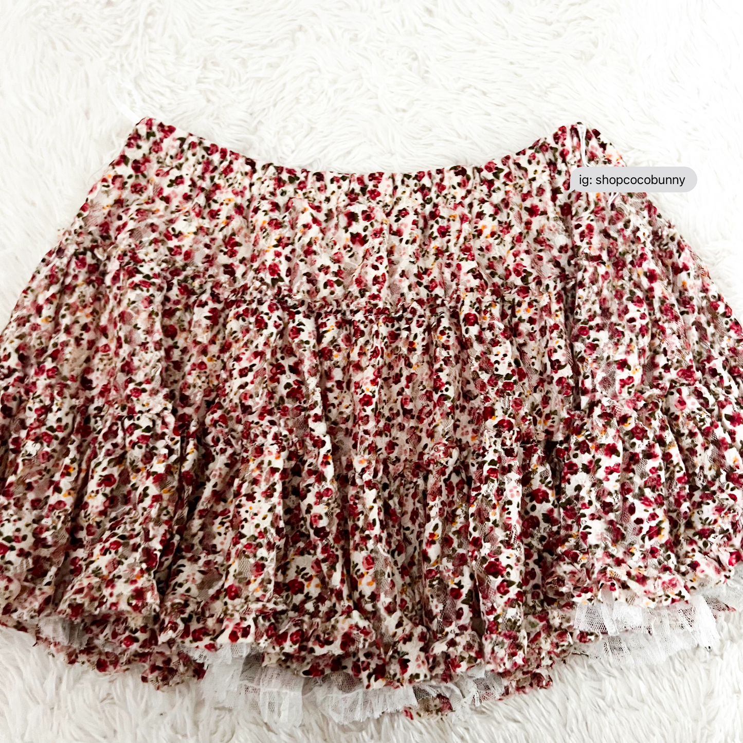 meadow floral garden skirt