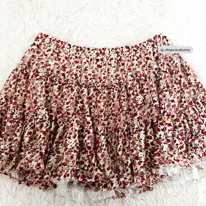 meadow floral garden skirt