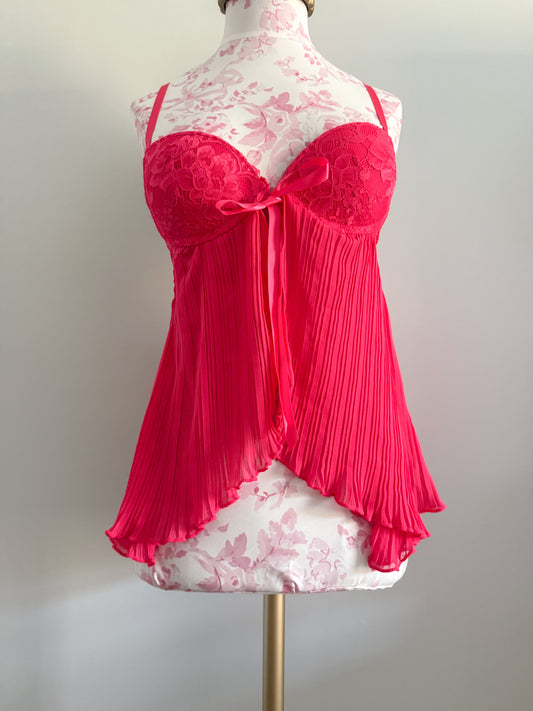 passionfruit coral flame spritz camisole