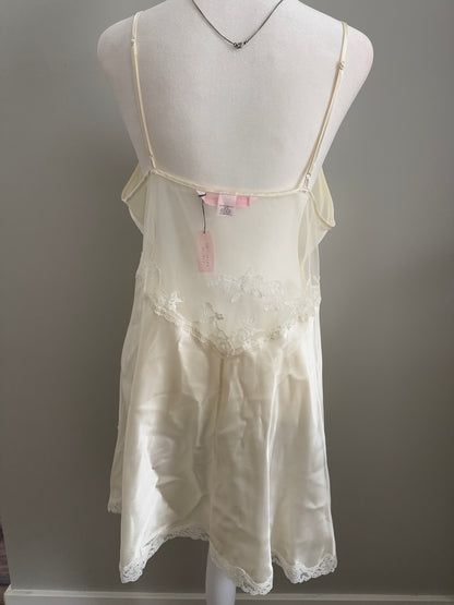 vanilla cloud martini slip dress