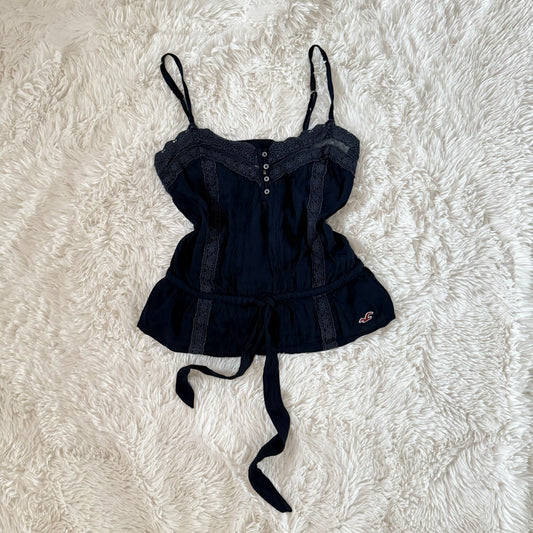 hollister embroidery lace camisole top