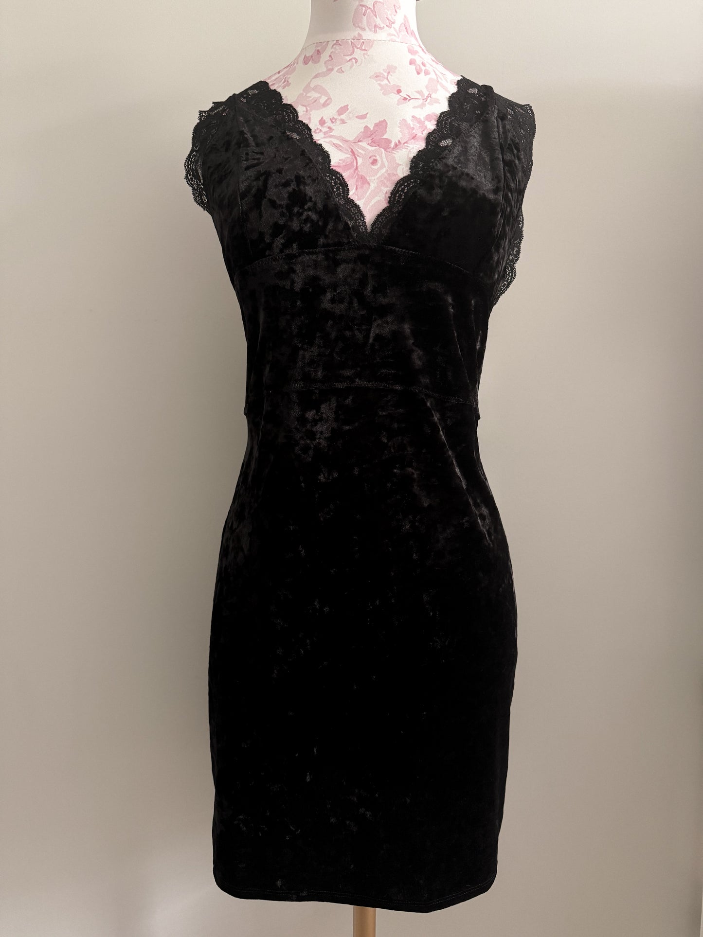 black fig and violet vermouth slip dress