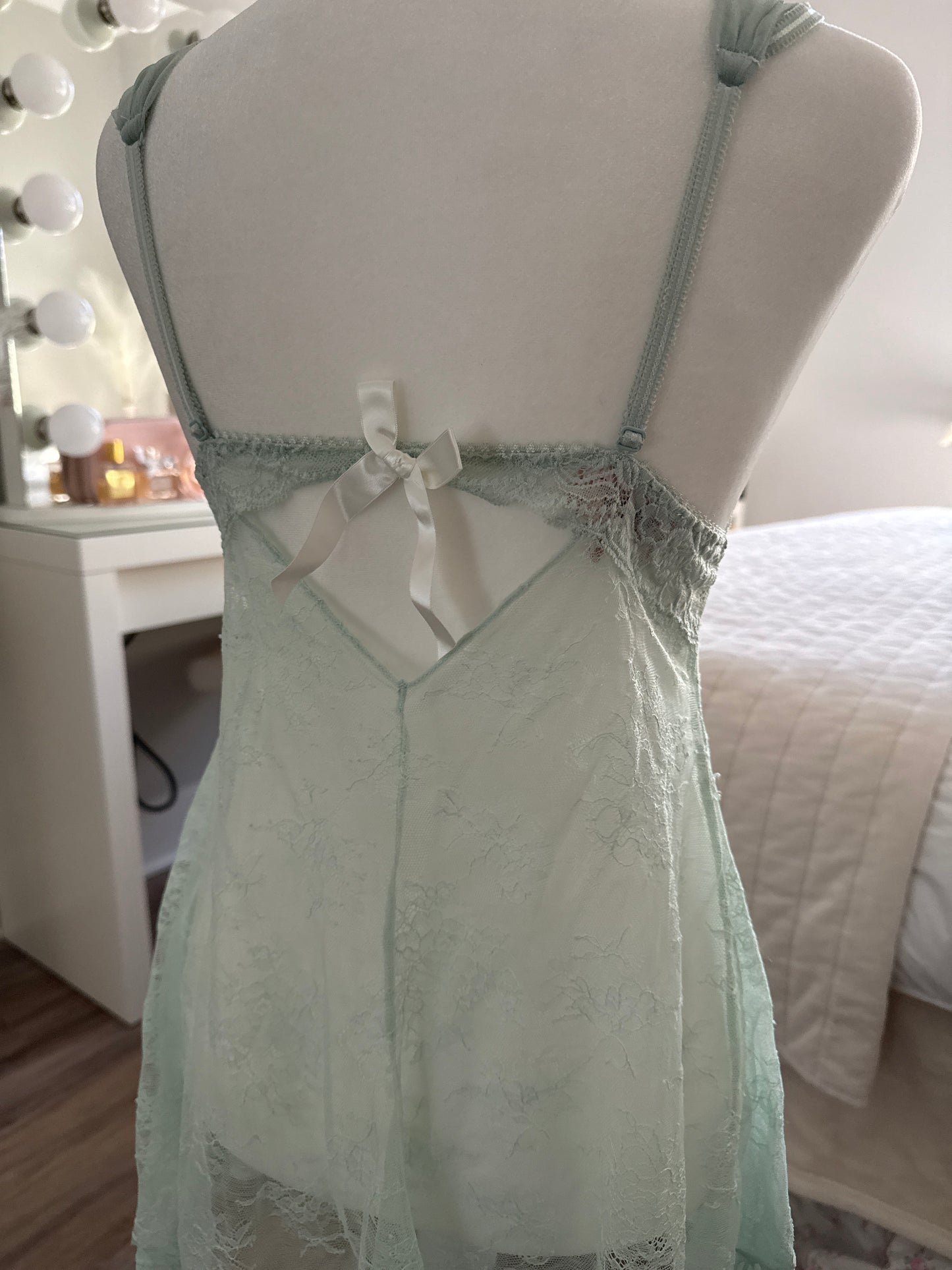 green apple berry martini slip dress