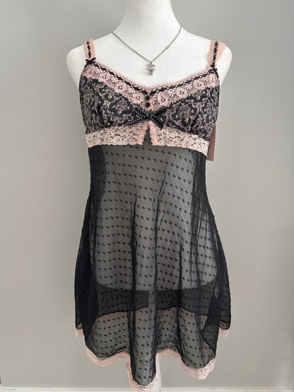 pink peppermint spice martini slip dress