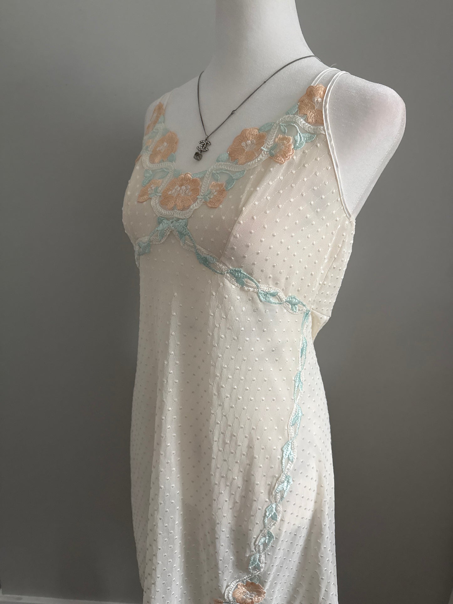 cucumber mint cocktail slip dress