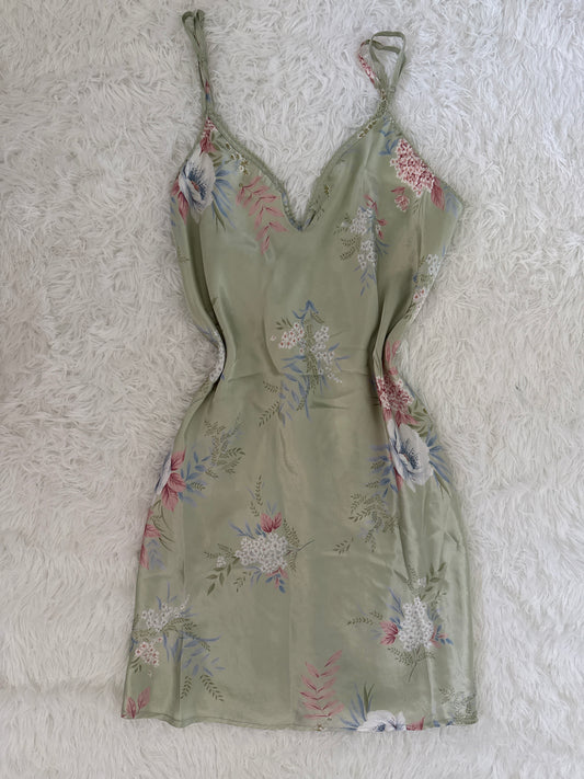 sage mint mojito slip dress