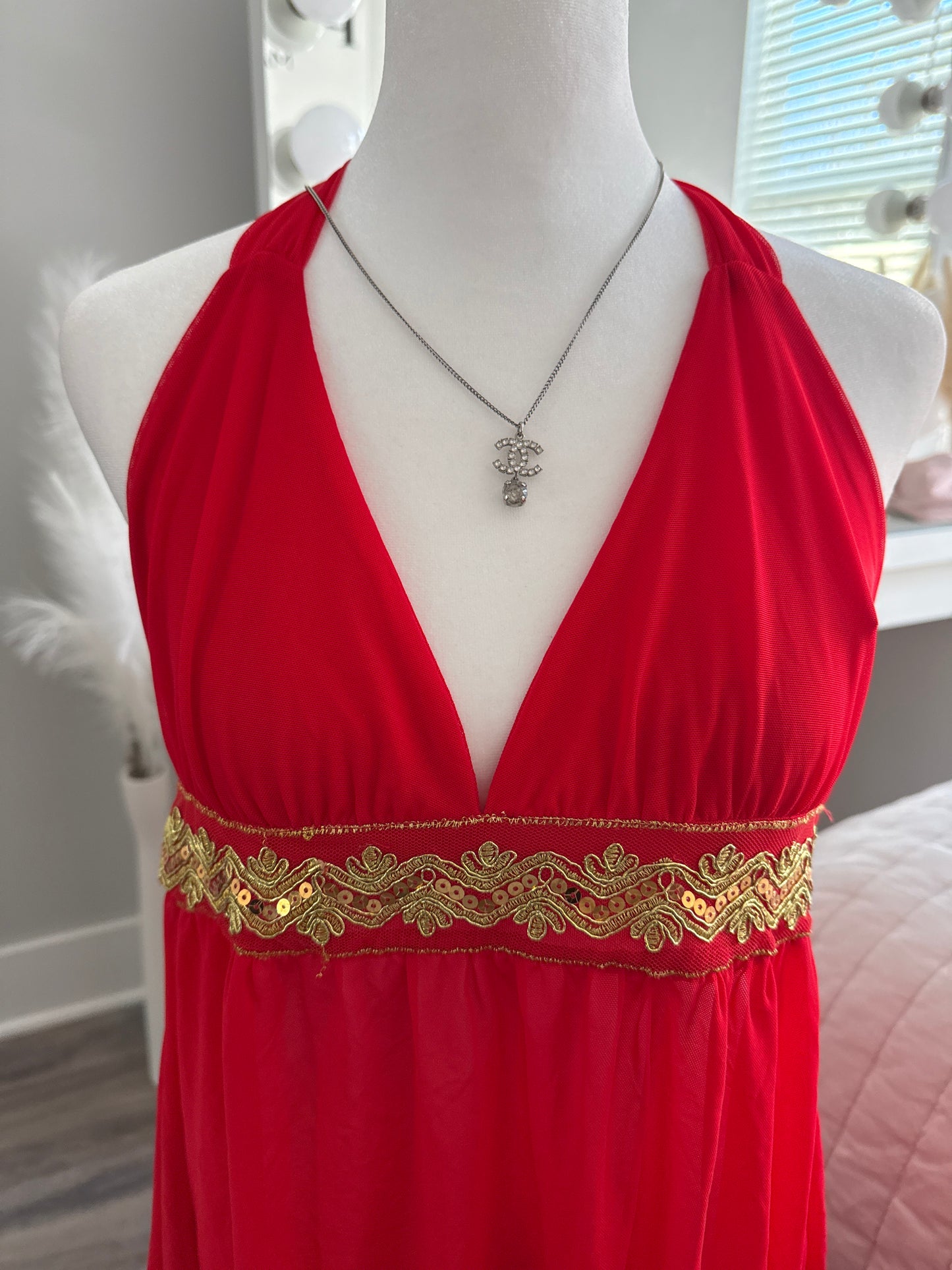 blood orange saffron spritz slip dress