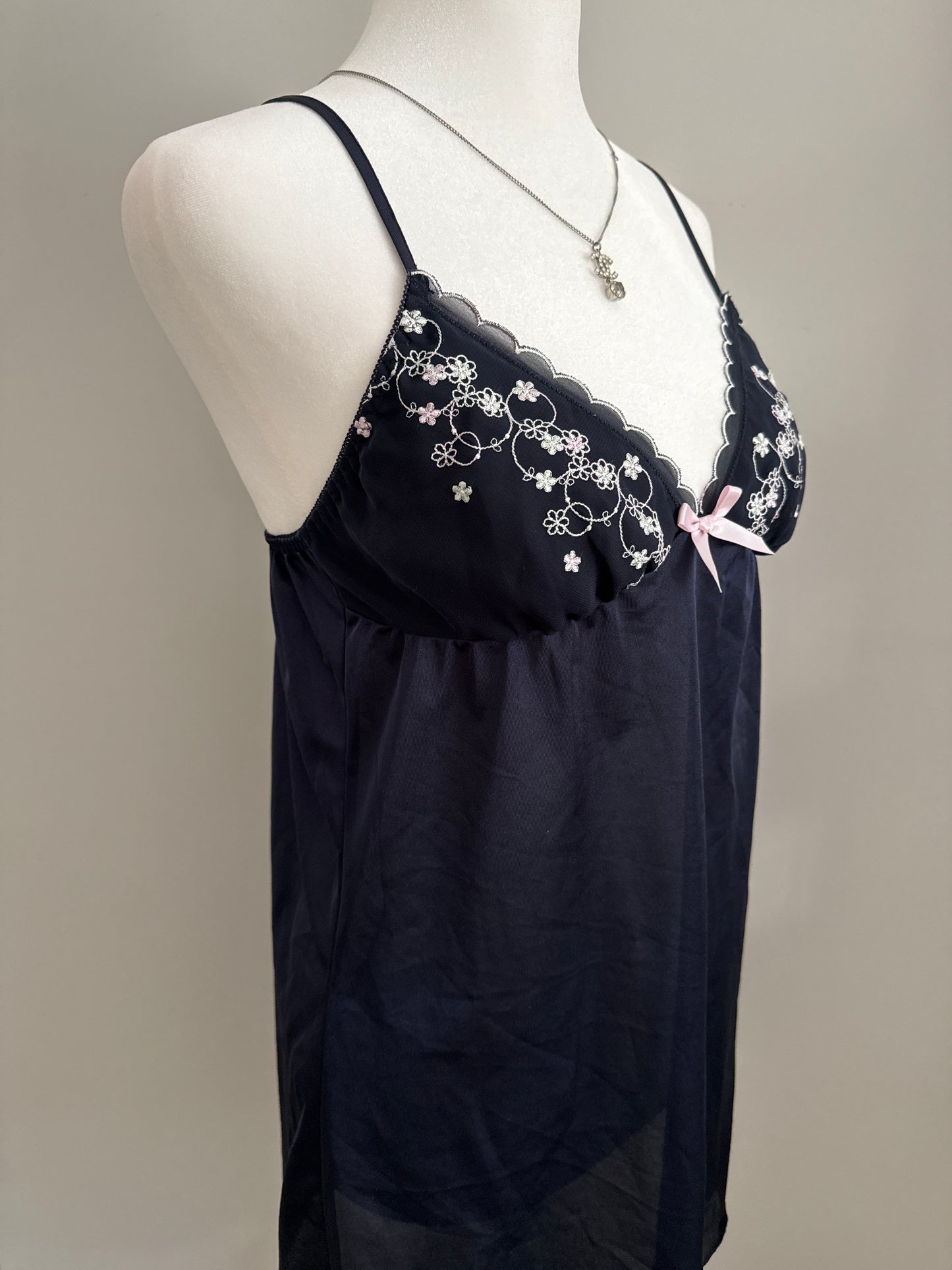 black licorice strawberry martini slip dress