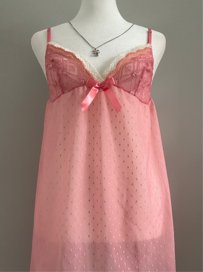 pink lemonade cocktail slip dress