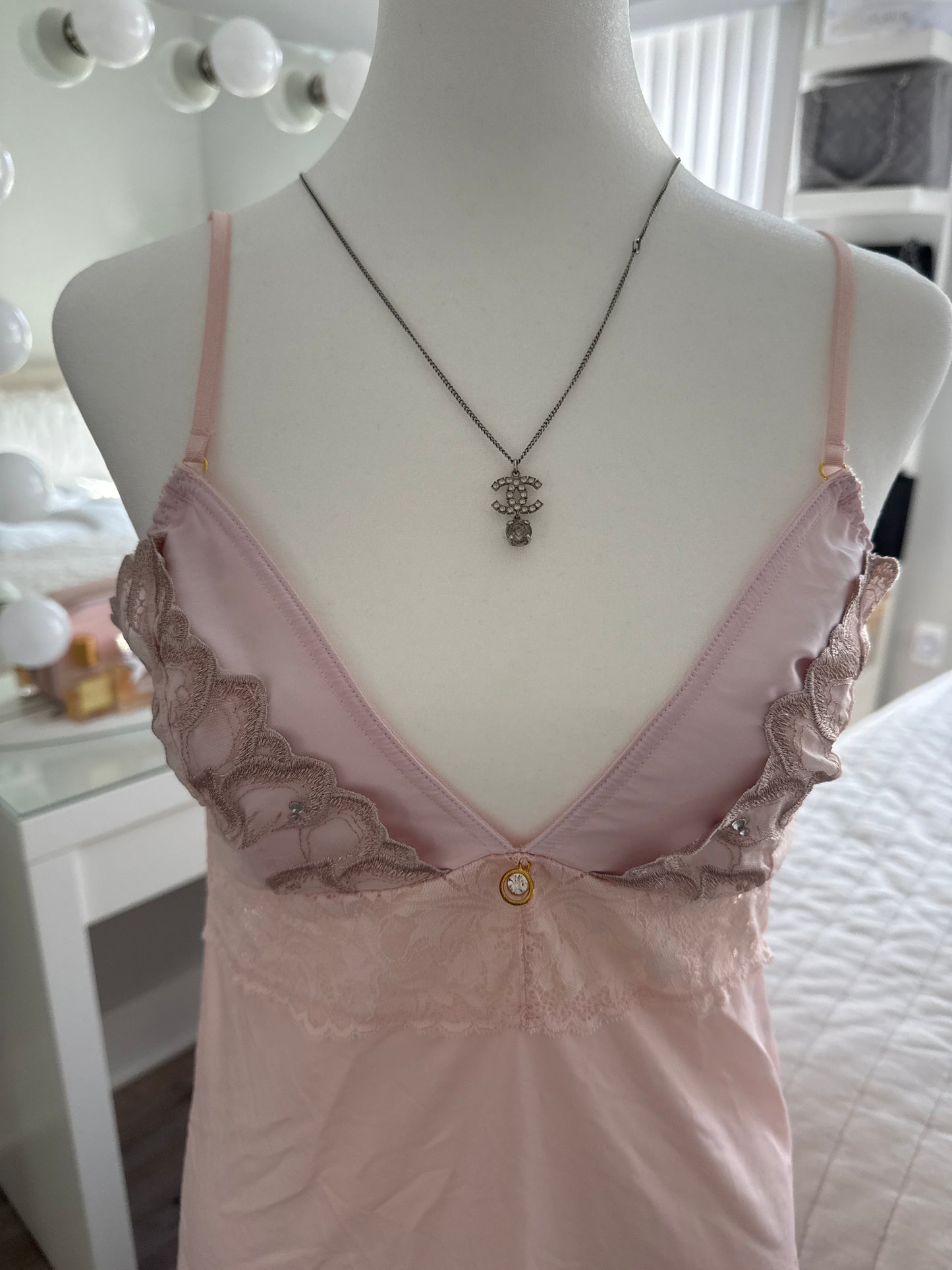 strawberry guava cocktail slip dress