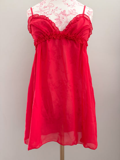 poinsetta bloom spritz margarita slip dress