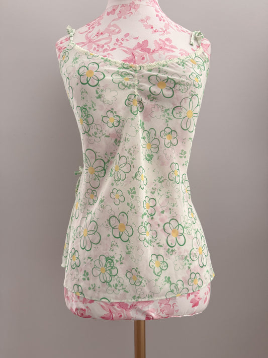 winter daisy mint margarita camisole