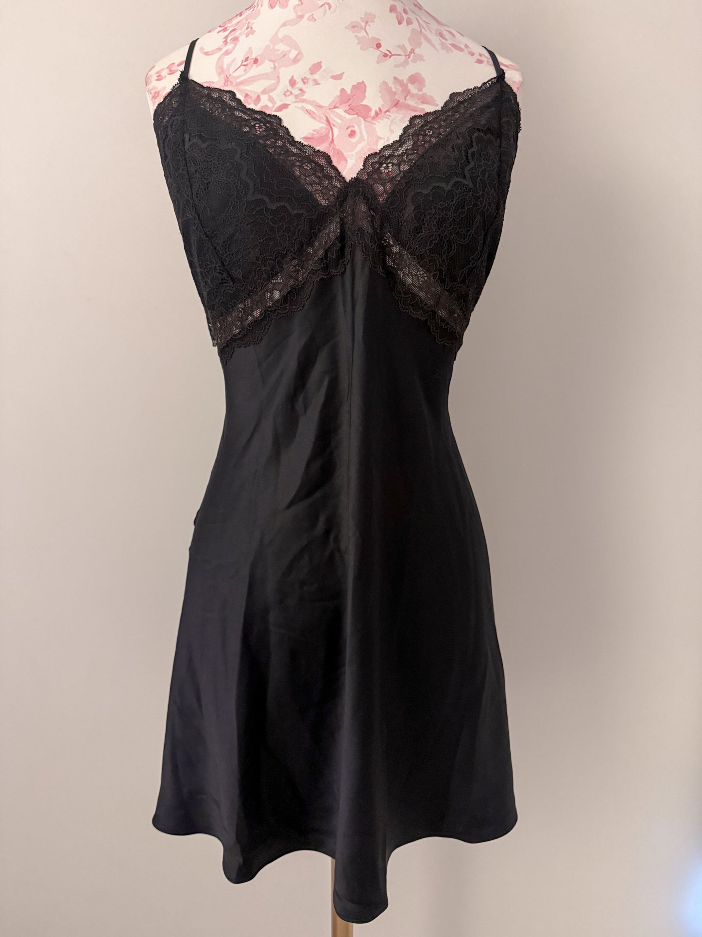 midnight ink berry martini slip dress