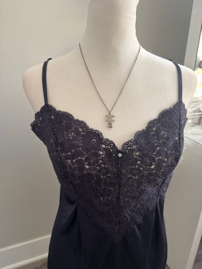 black salt lemon margarita slip dress