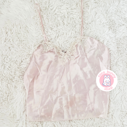 satin embroidered fairy camisole