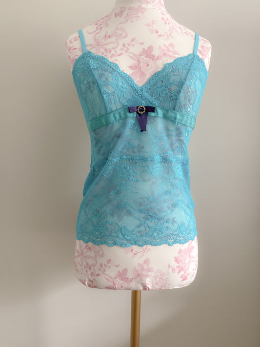 blue curacao splash margarita camisole