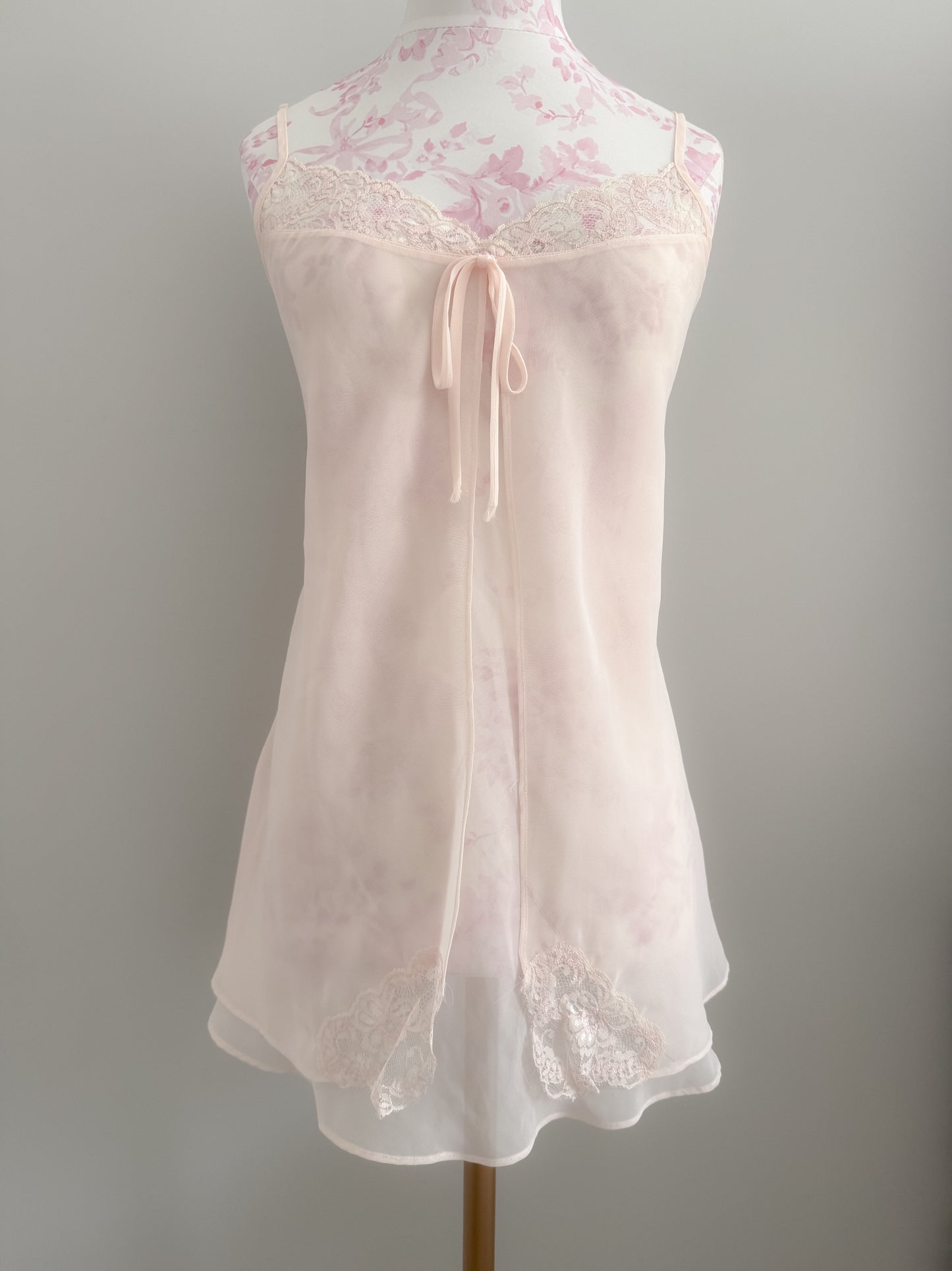 peach chamomile mist margarita slip dress