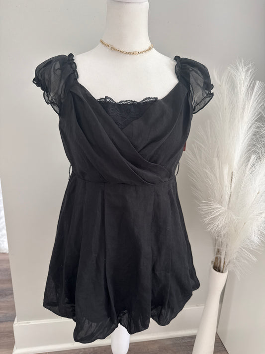 black goji berry spritz camisole