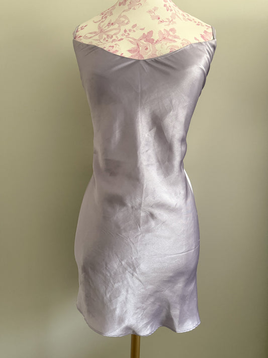 iced lavender twist mojito slip dress