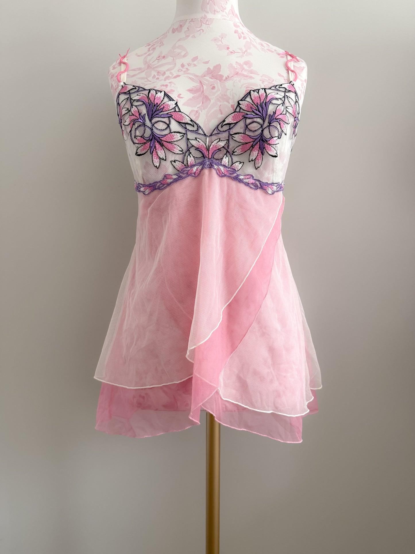 hibiscus blueberry bellini slip dress