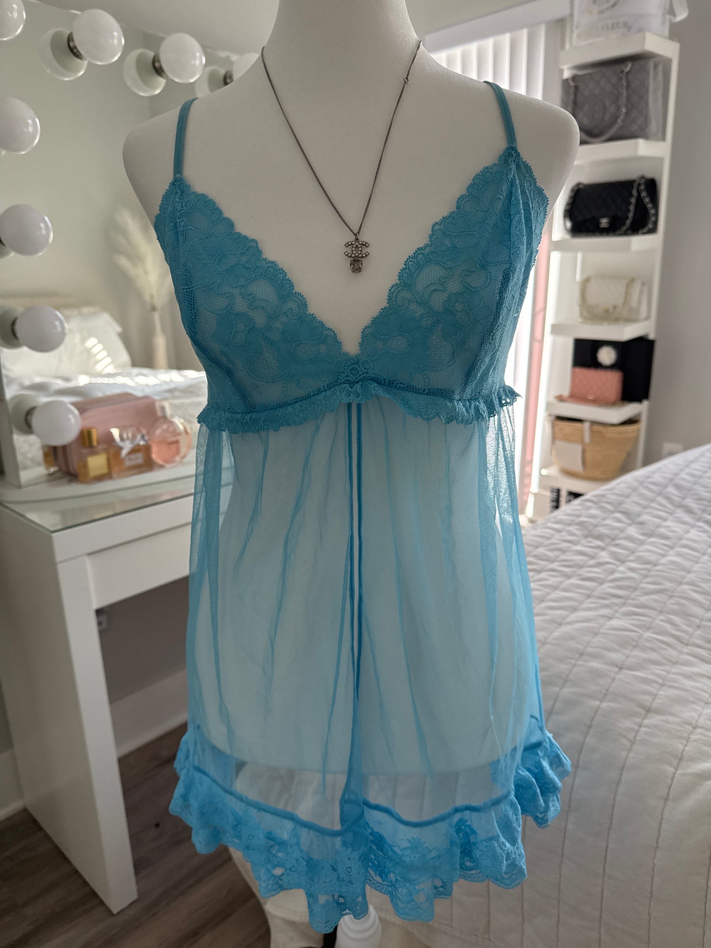 blue raspberry margarita slip dress