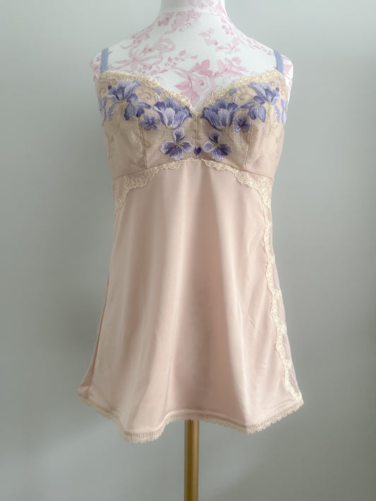 iris almond spritz sangria slip dress