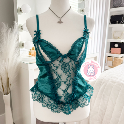 mint pine fizz martini corset