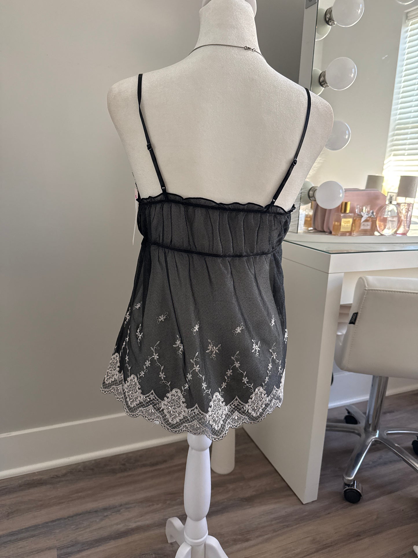 elderberry floral martini camisole