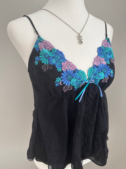blue raspberry and black berry martini camisole