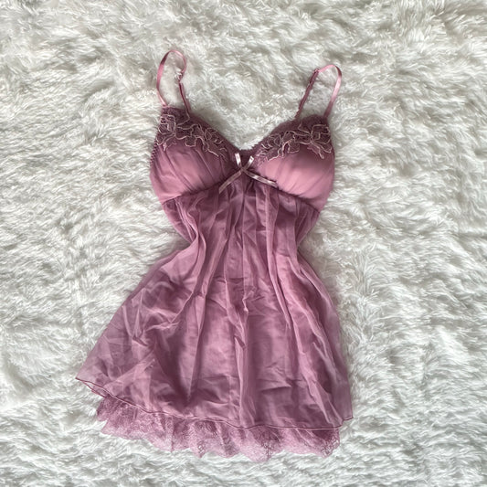 plum berry martini cocktail slip dress