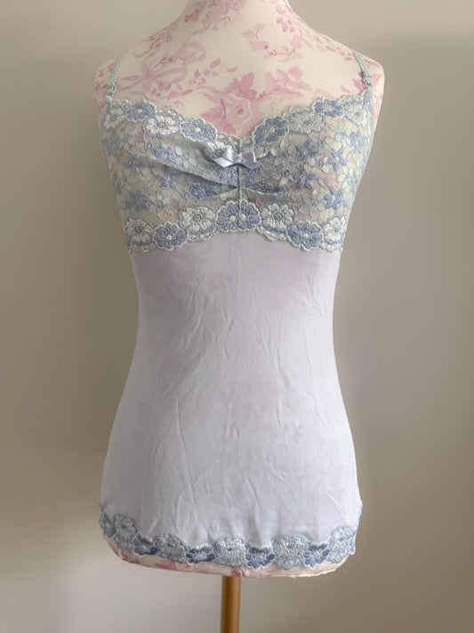 blue lotus blossom margarita camisole