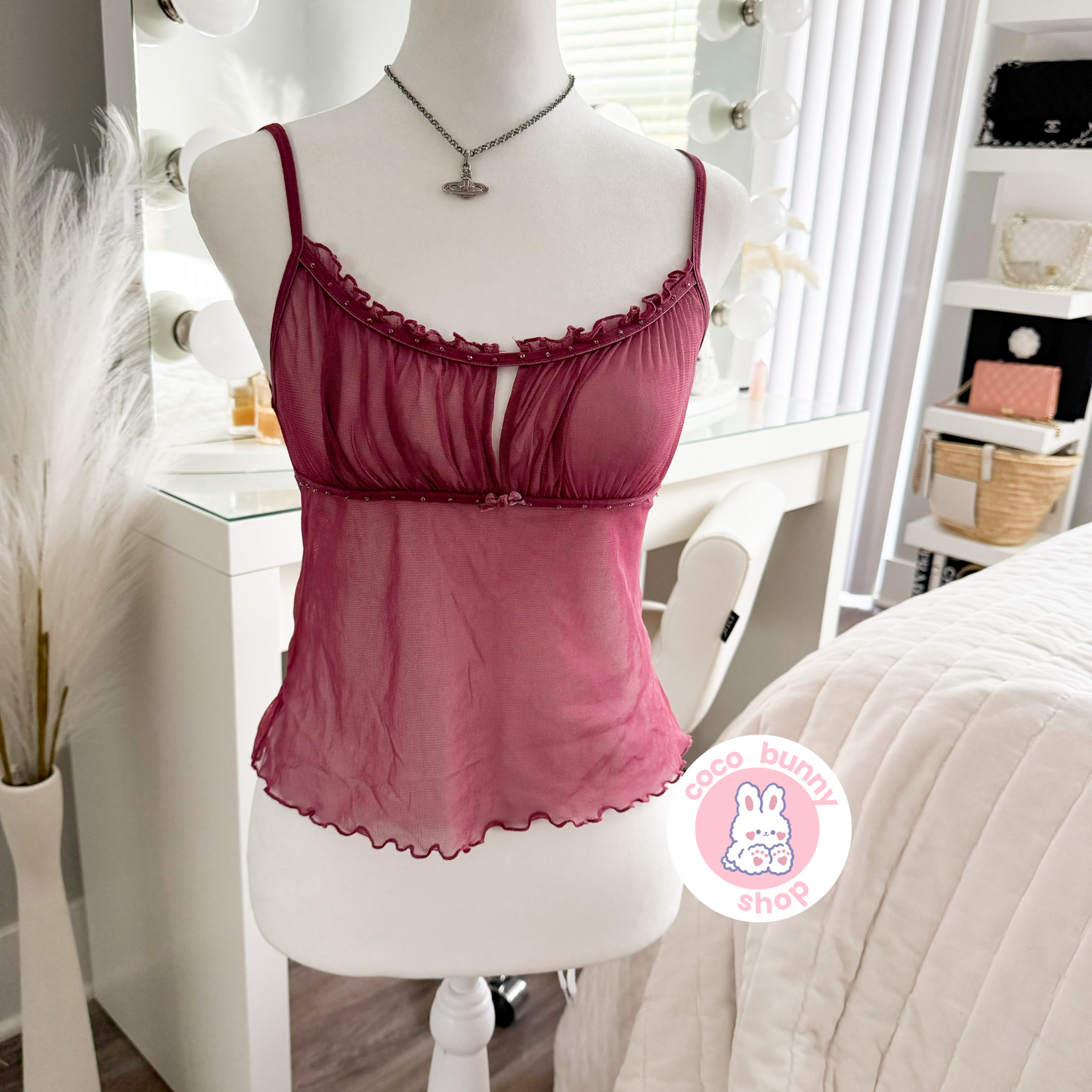 la senza bejeweled sheer camisole