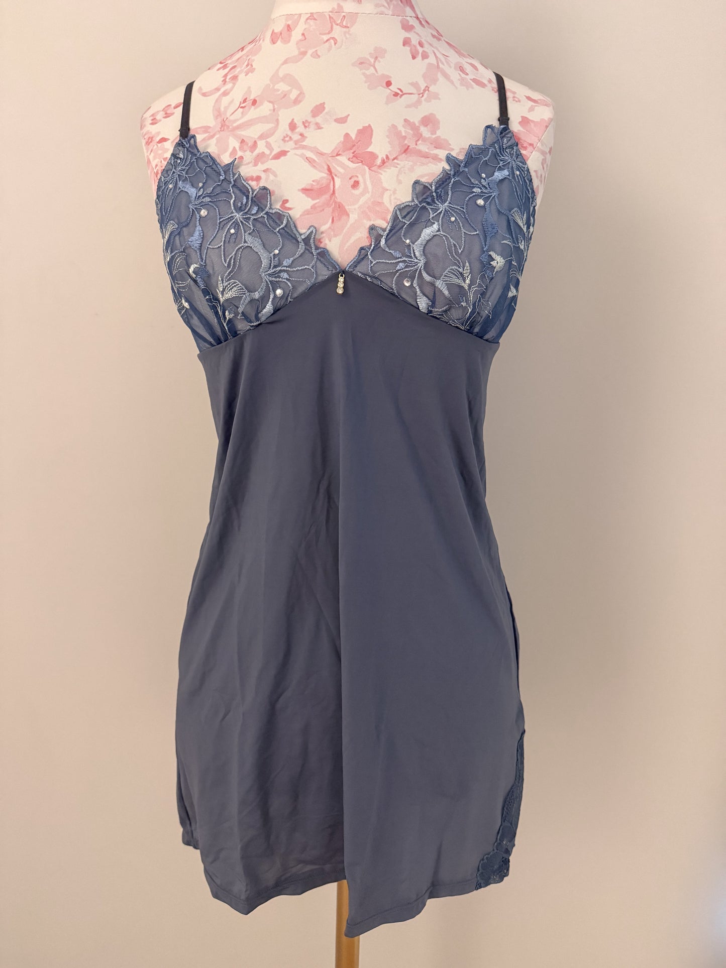 navy frost swirl mimosa babydoll
