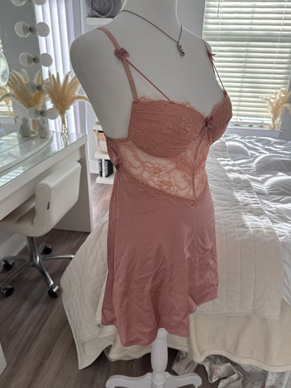 strawberry mojito slip dress