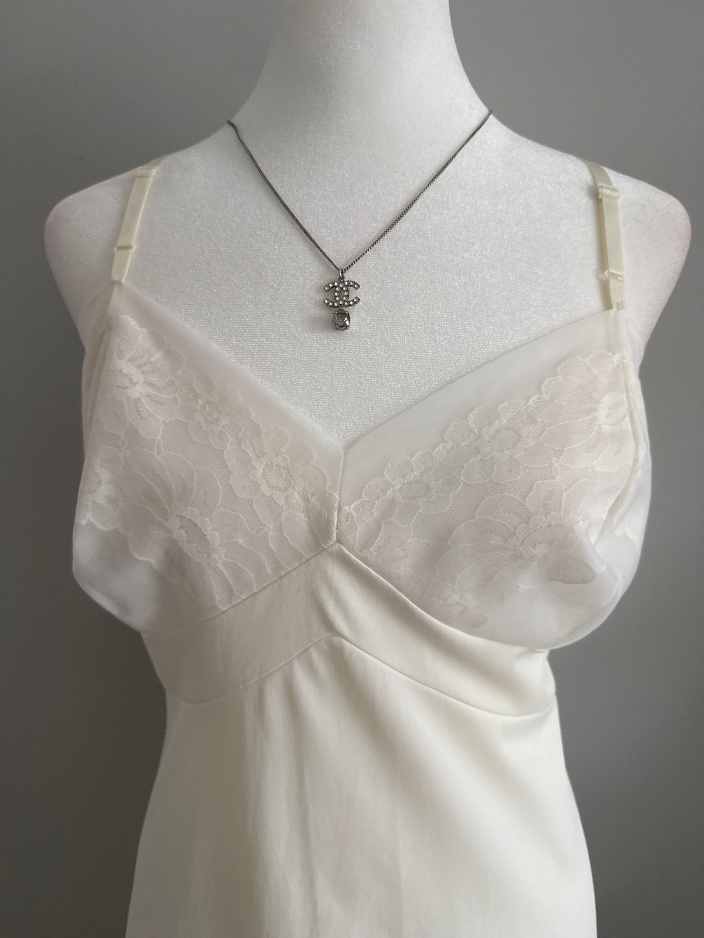 coconut lychee blossom slip dress