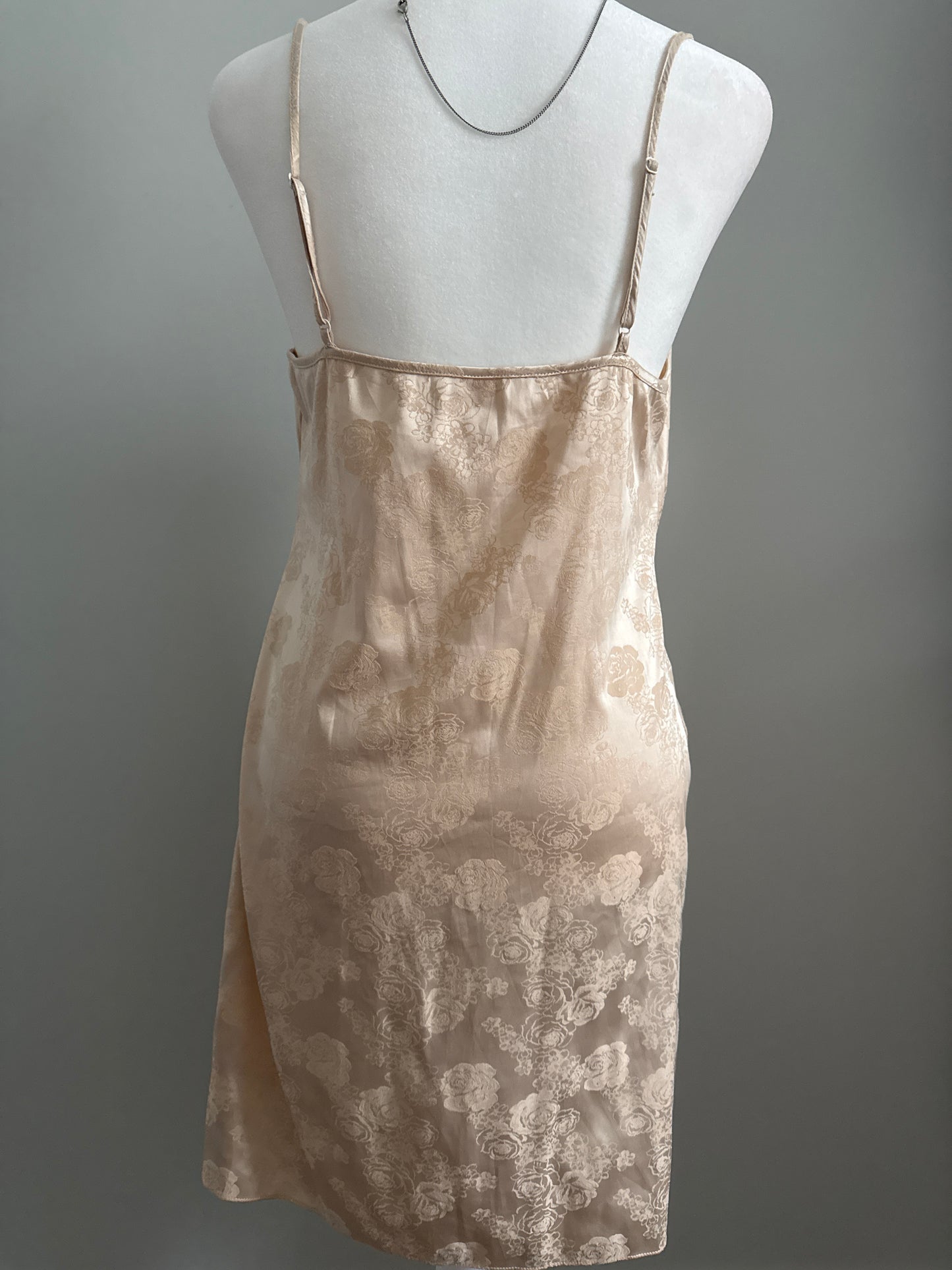 golden hour champagne slip dress