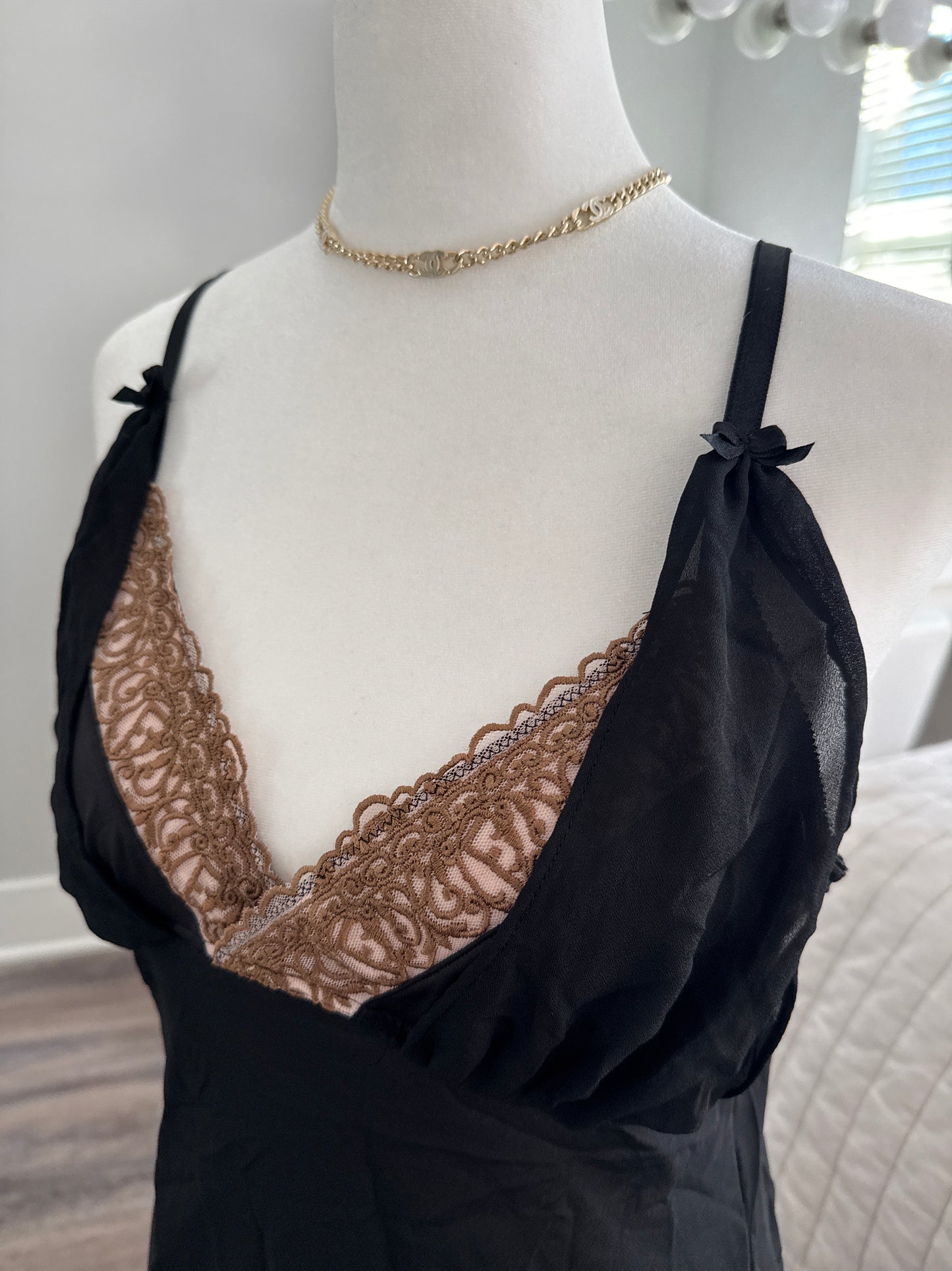 black dahlia cocktail slip dress