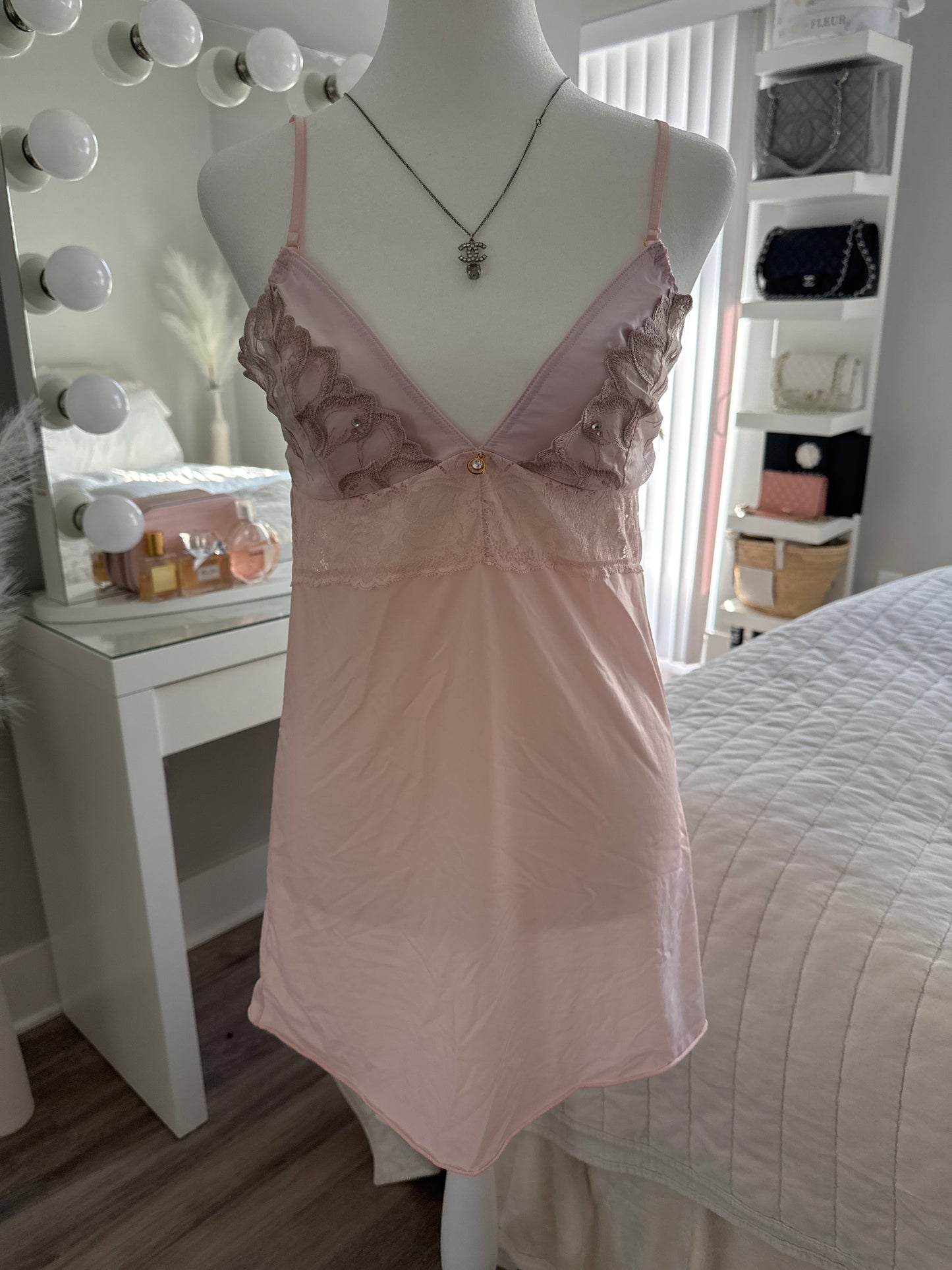 strawberry guava cocktail slip dress