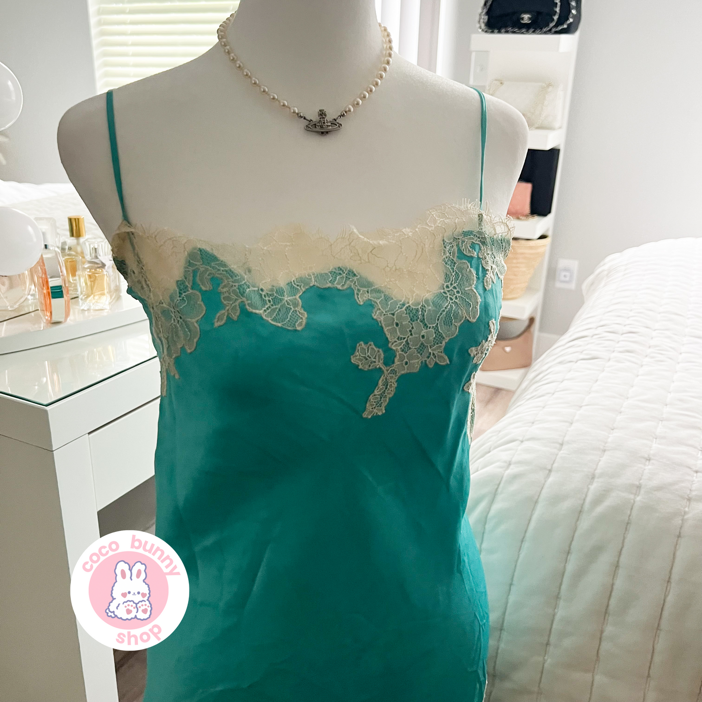 coconut turquoise cocktail camisole