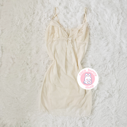 white dragon cocktail slip dress