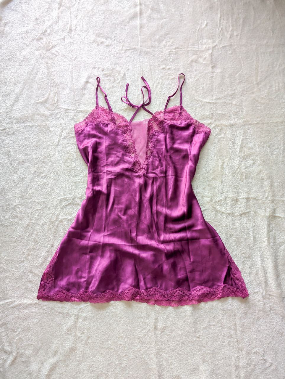 passionfruit plum martini slip dress