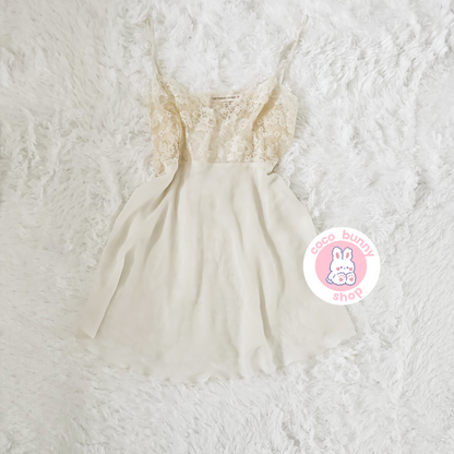 white peach margarita slip dress