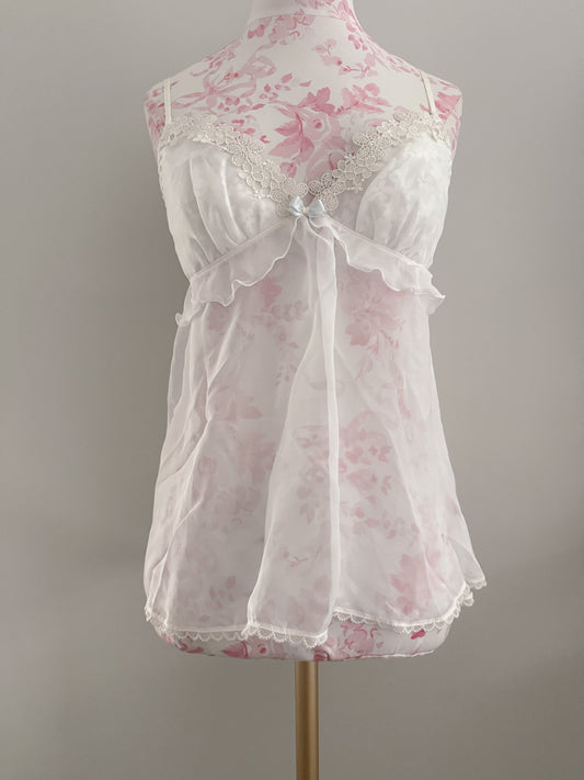 snow pear twist martini camisole