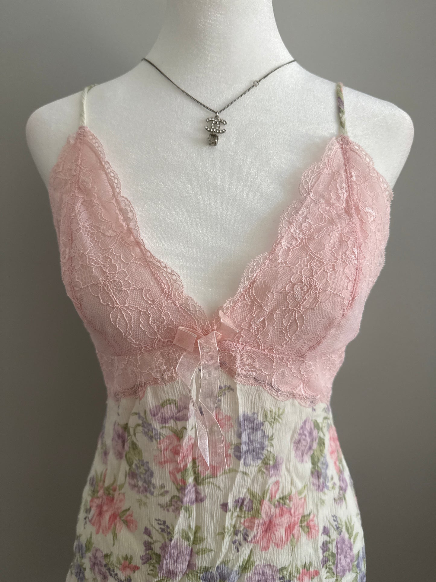 floral lemonade refresher slip dress