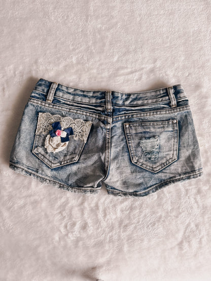 downtown cherub bunny shorts