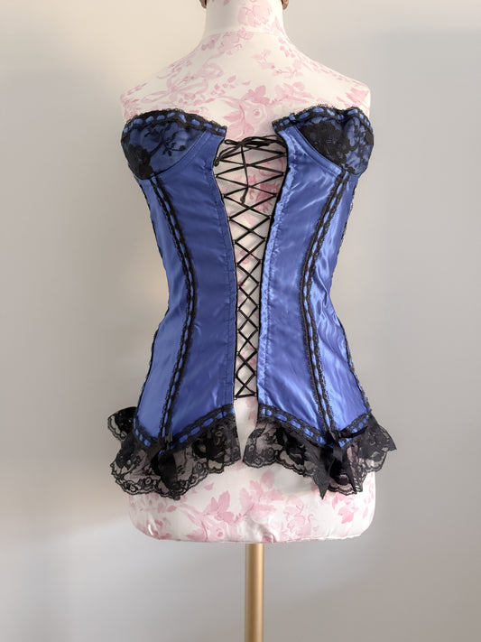 casaba blueberry night martini corset