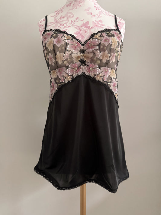 orchid amaretto sparkle sangria slip dress