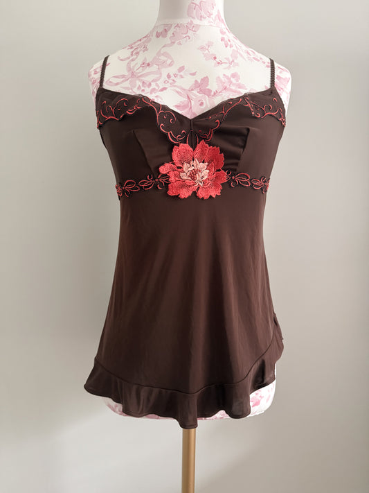 crimson cacao splash margarita camisole