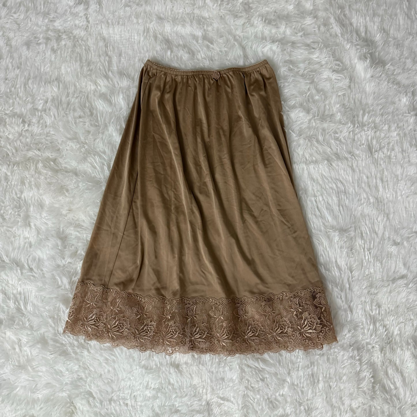 japanese brand silk midi skirt